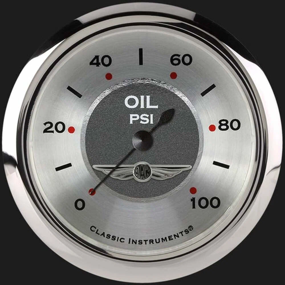 All American 2 5_8_ Oil Pressure Gauge AW381SRC